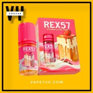 Saltnic Rex57 Strawberry Milk Toast 30mg 30ml Rex 57