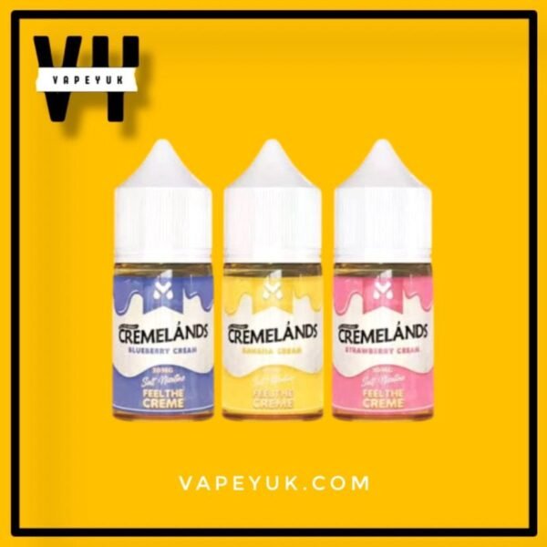 Saltnic Cremelands Banana - Blueberry - Strawberry 30ml